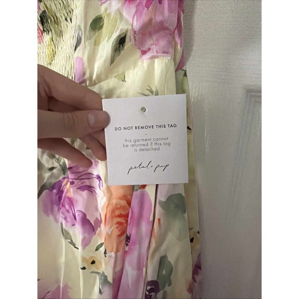 Petal & Pup Ellody Maxi Dress L Yellow - Picture 5 of 5